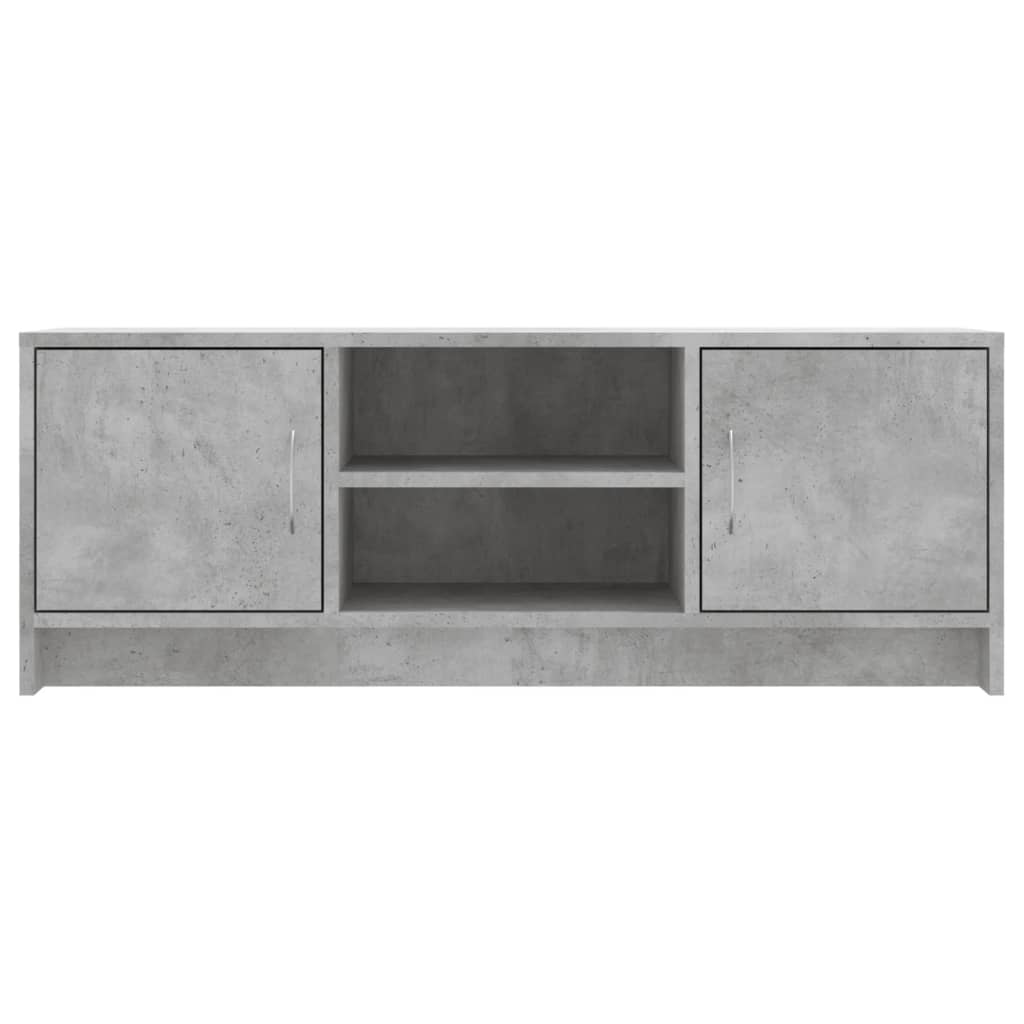 TV-Schrank Betongrau 102x30x37,5 cm Holzwerkstoff