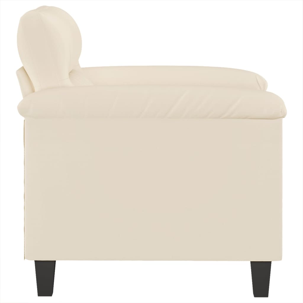 Sessel Beige 60 cm Mikrofasergewebe