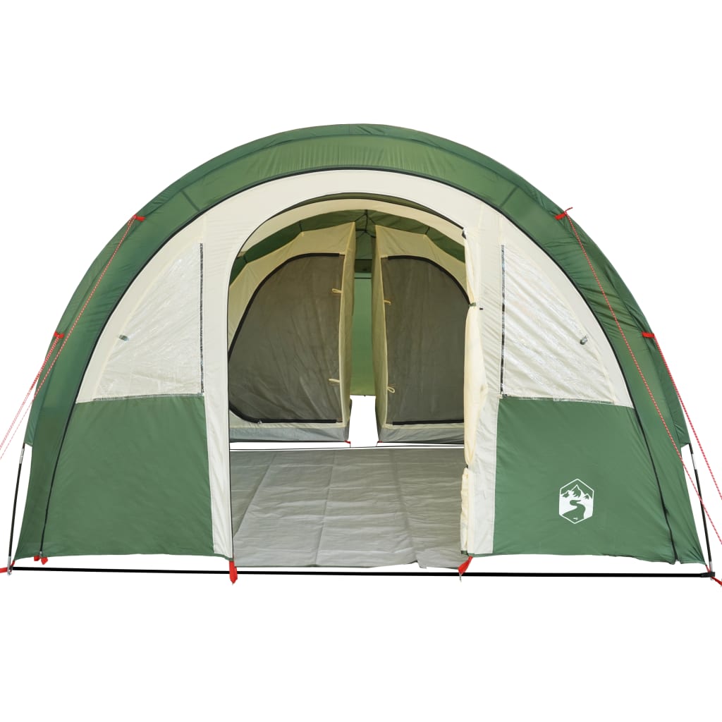 Campingzelt 4 Personen Grün 483x340x193 cm 185T Taft