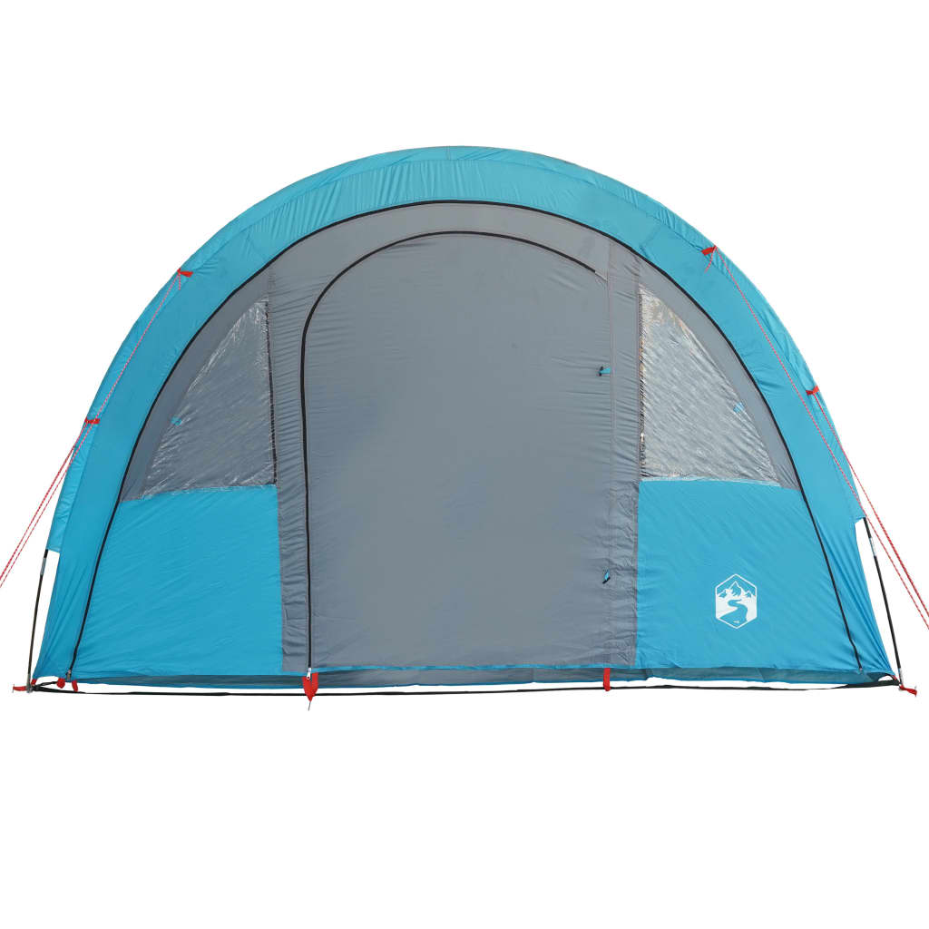 Campingzelt 4 Personen Blau 483x340x193 cm 185T Taft