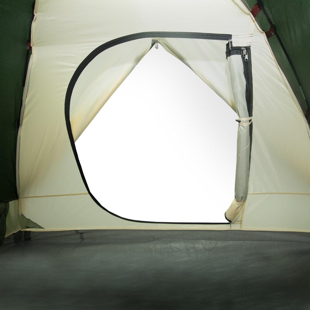 Campingzelt 3 Personen Grün 240x217x120 cm 190T Taft