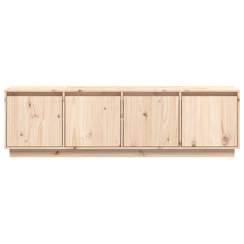 TV-Schrank 156x37x45 cm Massivholz Kiefer