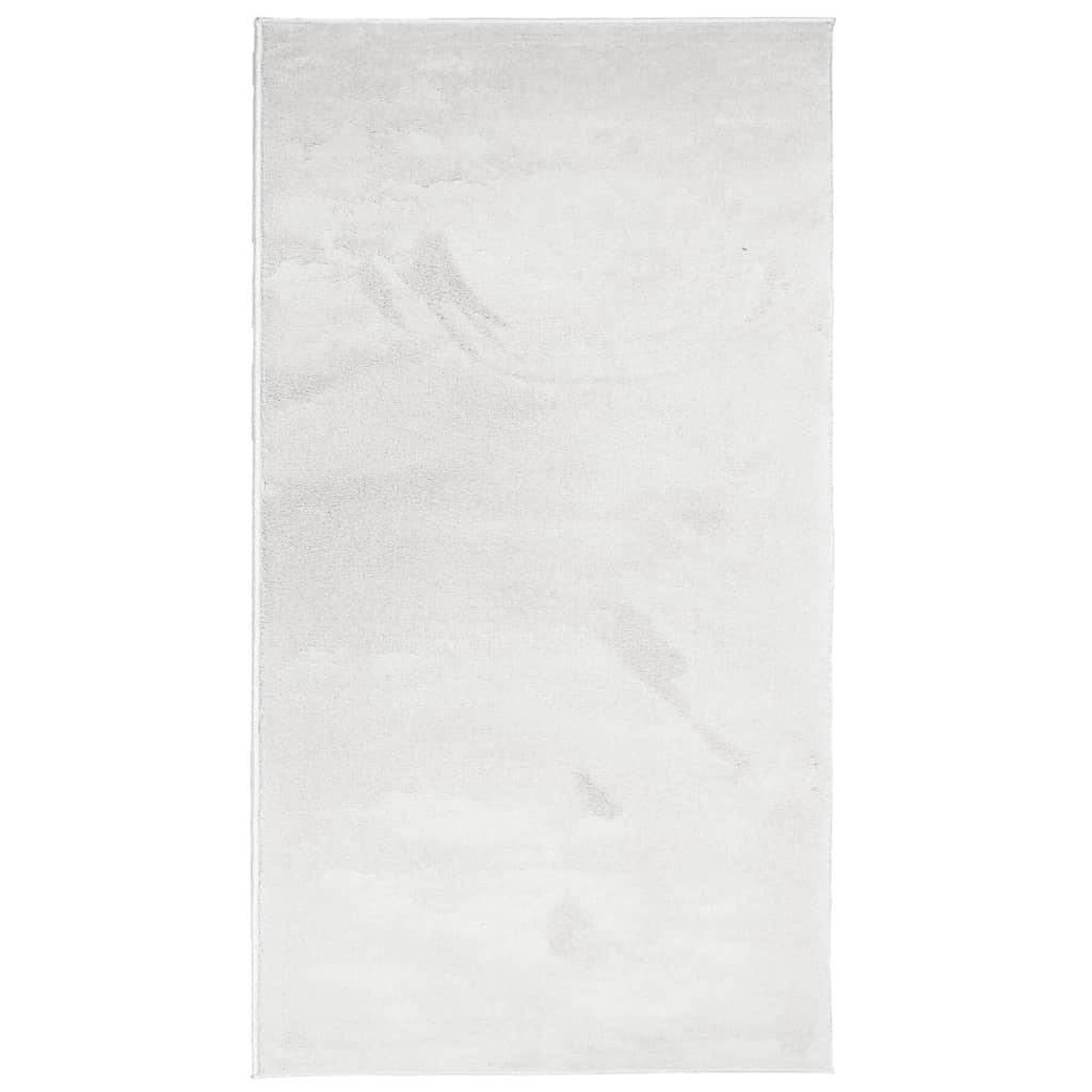 Teppich OVIEDO Kurzflor Grau 80x150 cm
