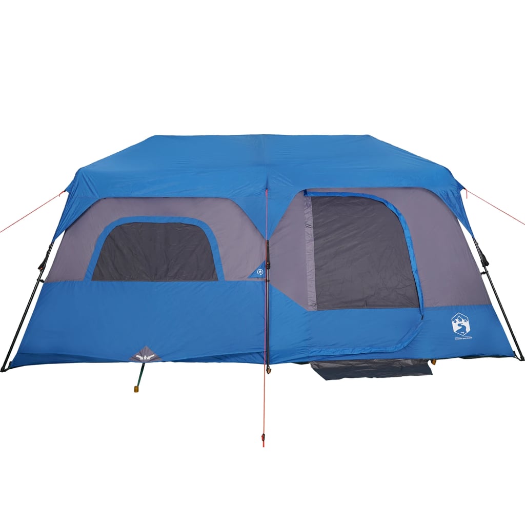 Campingzelt 9 Personen Blau 441x288x217 cm