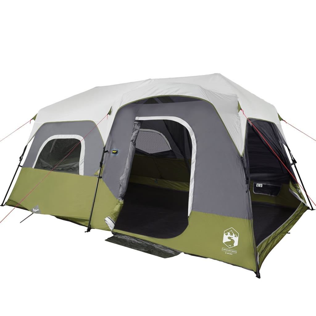 Campingzelt mit LED Hellgrün 441x288x217 cm