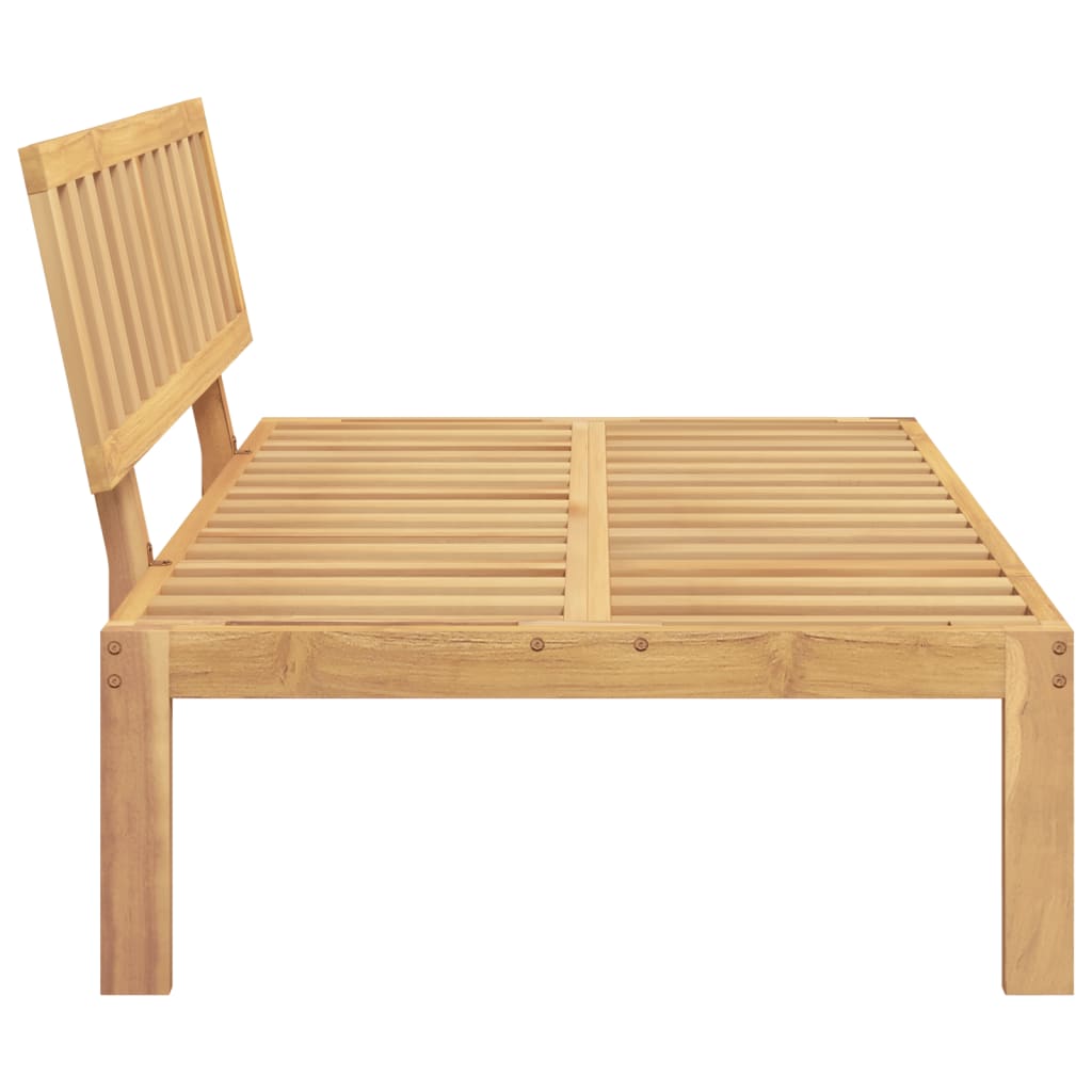 Garten-Mittelsofa aus Paletten Massivholz Akazie