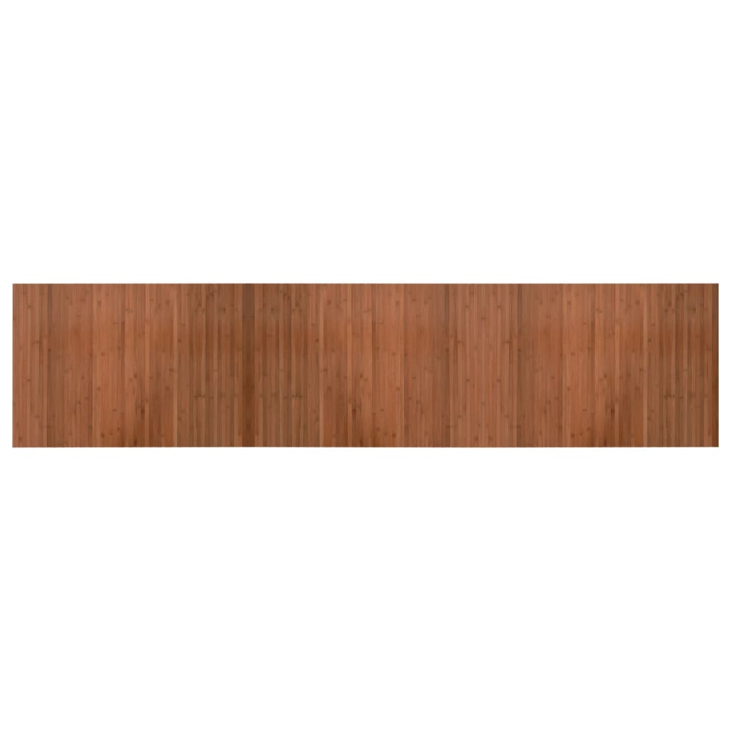 Teppich Rechteckig Braun 70x300 cm Bambus