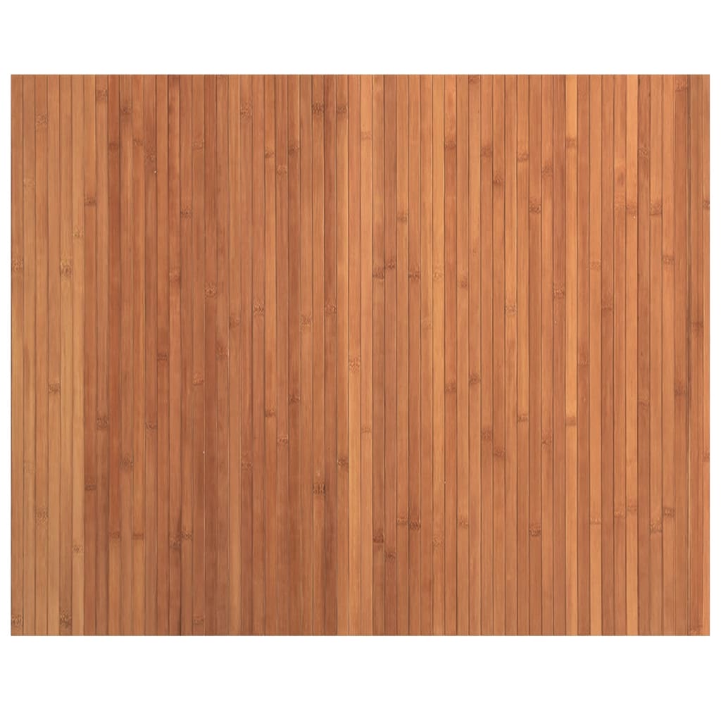 Teppich Rechteckig Braun 80x100 cm Bambus