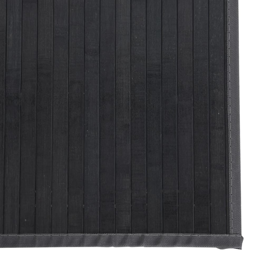 Teppich Rechteckig Grau 60x300 cm Bambus