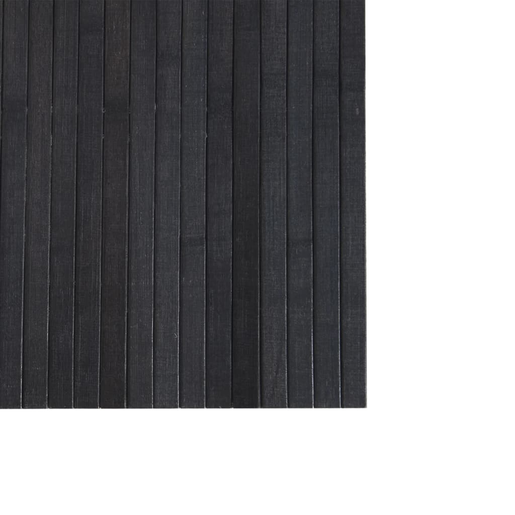 Paravent Grau 165x800 cm Bambus