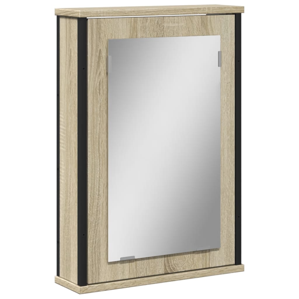 Bad-Spiegelschrank Sonoma-Eiche 42x12x60 cm Holzwerkstoff