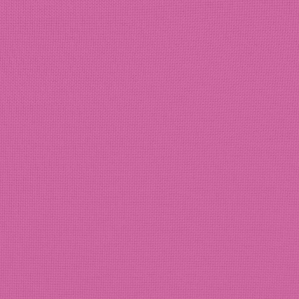 Niedriglehner-Auflagen 6 Stk. Rosa Oxford-Gewebe