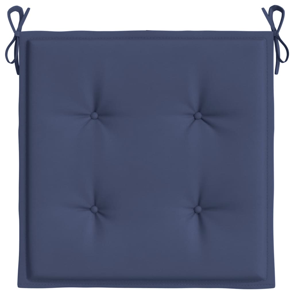 Palettenkissen 2 Stk. Marineblau 40x40x3 cm Oxford-Gewebe