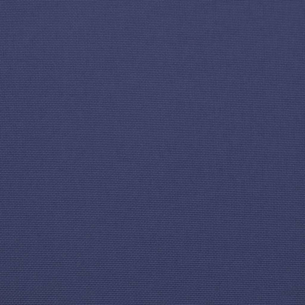 Stuhlkissen 2 Stk. Marineblau 40x40x7 cm Oxford-Gewebe