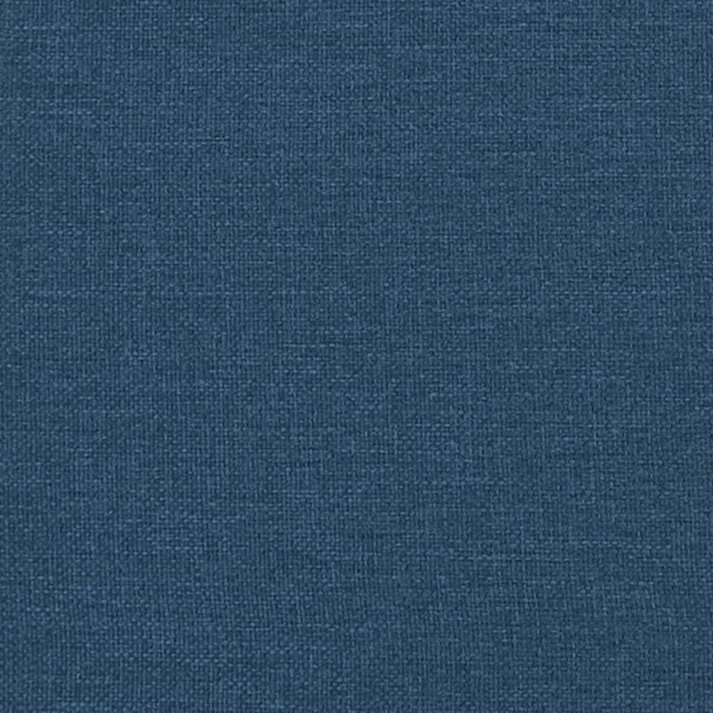 Sofa 2-Sitzer Blau Stoff