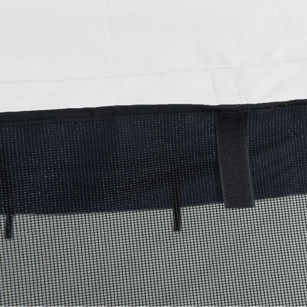 4-Bow Bimini-Top mit Mesh-Seitenteilen 243x(185-198)x137 cm