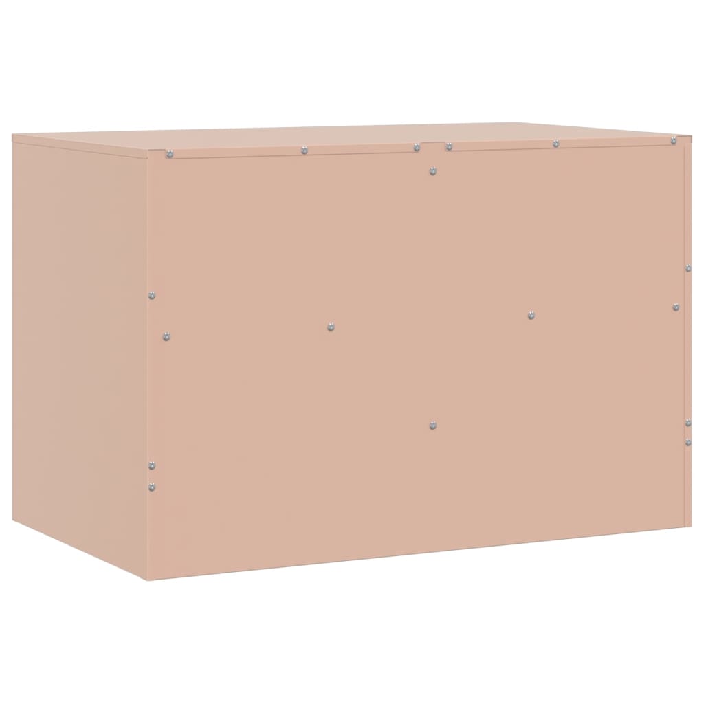 TV-Schrank Rosa 67x39x44 cm Stahl