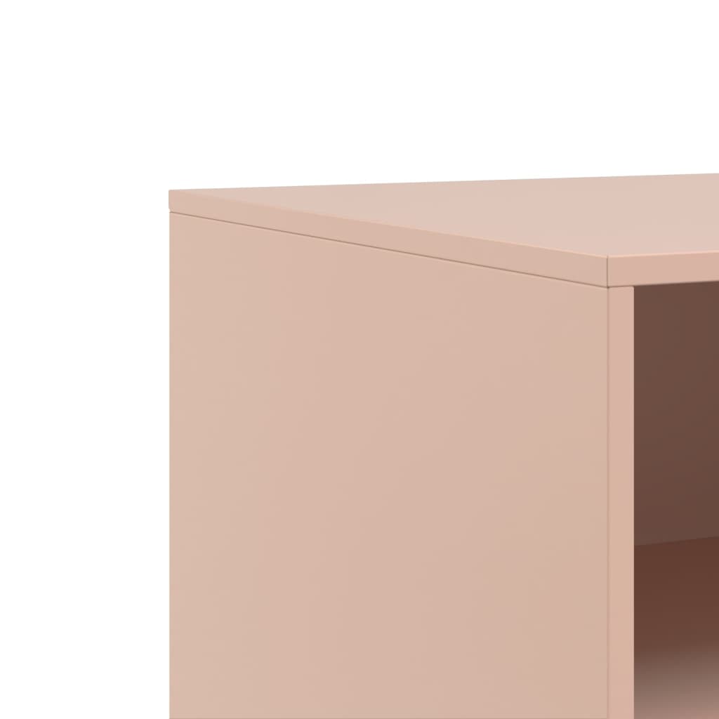 TV-Schrank Rosa 67x39x44 cm Stahl