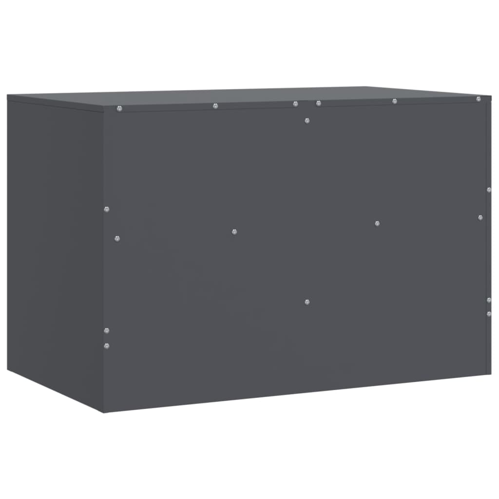 TV-Schrank Anthrazit 67x39x44 cm Stahl