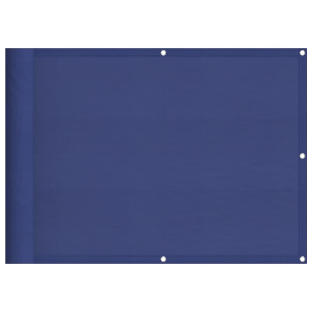 Balkon-Sichtschutz Blau 75x800 cm 100 % Polyester-Oxford