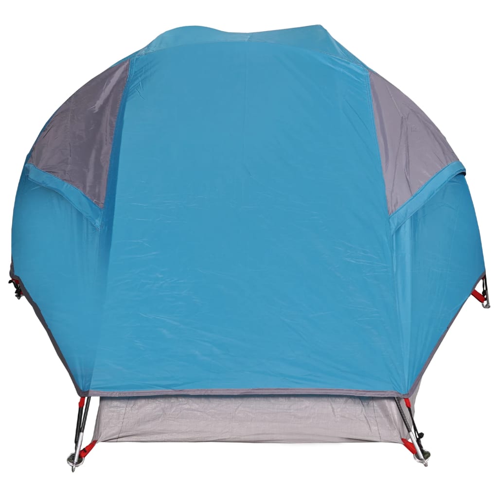 Kuppel-Campingzelt 1 Person Blau Wasserdicht
