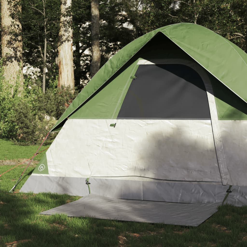Kuppel-Campingzelt 2 Personen Grün Wasserdicht