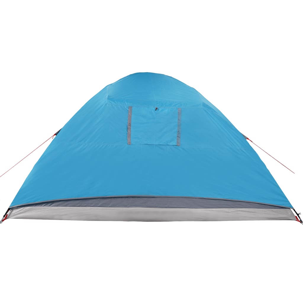 Kuppel-Campingzelt 4 Personen Blau Wasserdicht