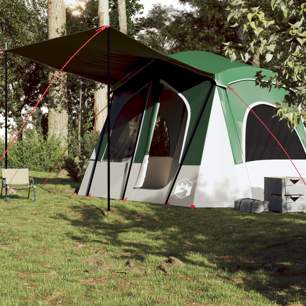 Campingzelt 5 Personen Grün Wasserdicht