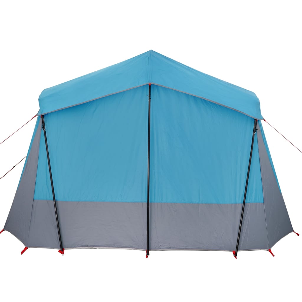Campingzelt 5 Personen Blau Wasserdicht