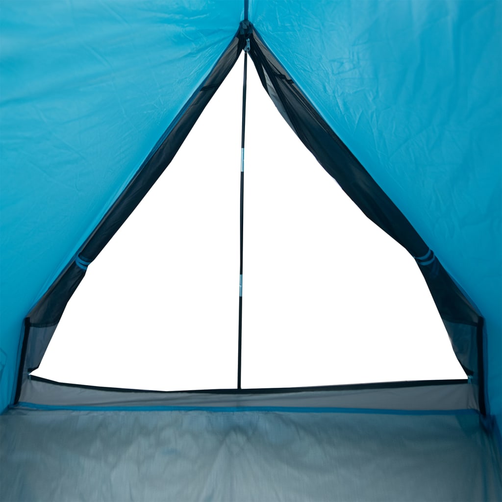 Camping-Keilzelt 2 Personen Blau Wasserdicht