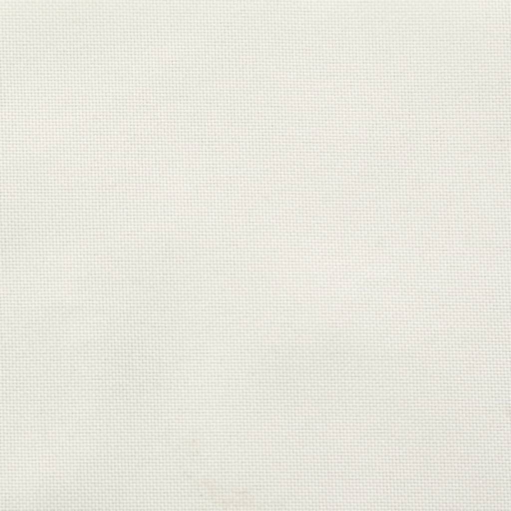 Hochlehner-Auflagen 2 Stk. Melange Creme 120x50x7 cm Stoff