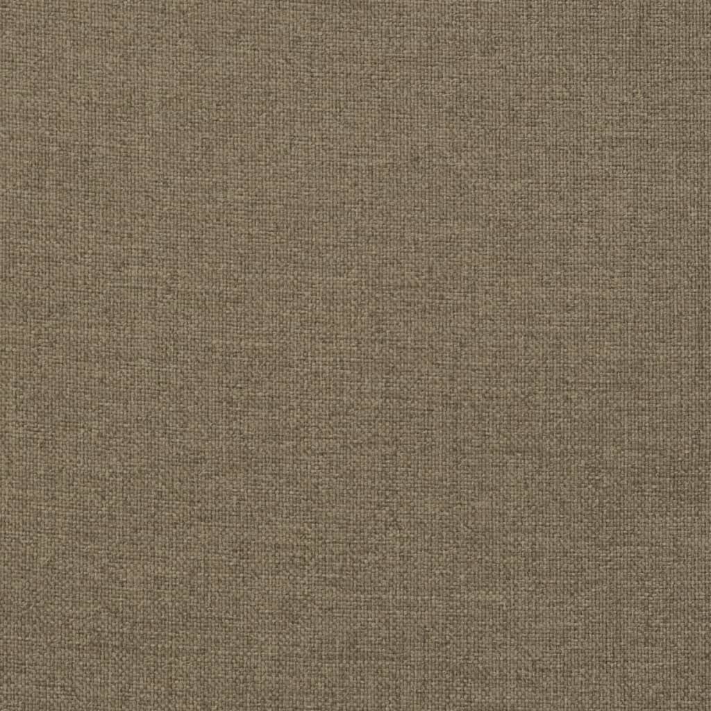 Hochlehner-Auflagen 4 Stk. Melange Taupe 120x50x7 cm Stoff