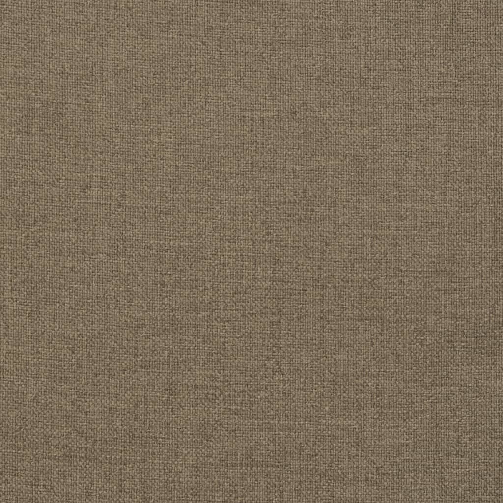 Hochlehner-Auflagen 6 Stk. Melange Taupe 120x50x7 cm Stoff