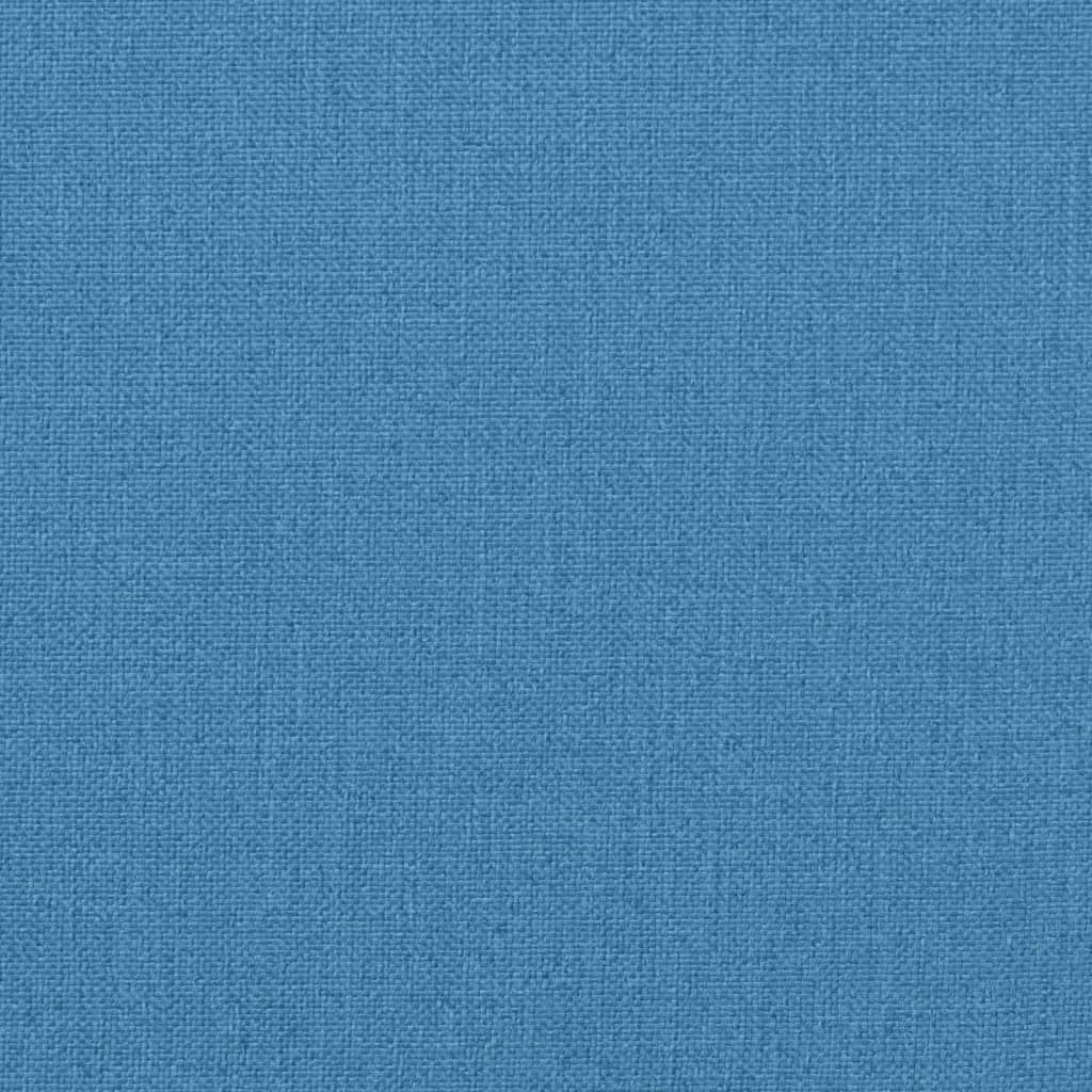 Niedriglehner-Auflagen 2 Stk. Melange Blau 100x50x7 cm Stoff