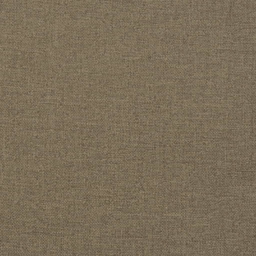 Niedriglehner-Auflagen 4 Stk. Melange Taupe 100x50x7 cm Stoff