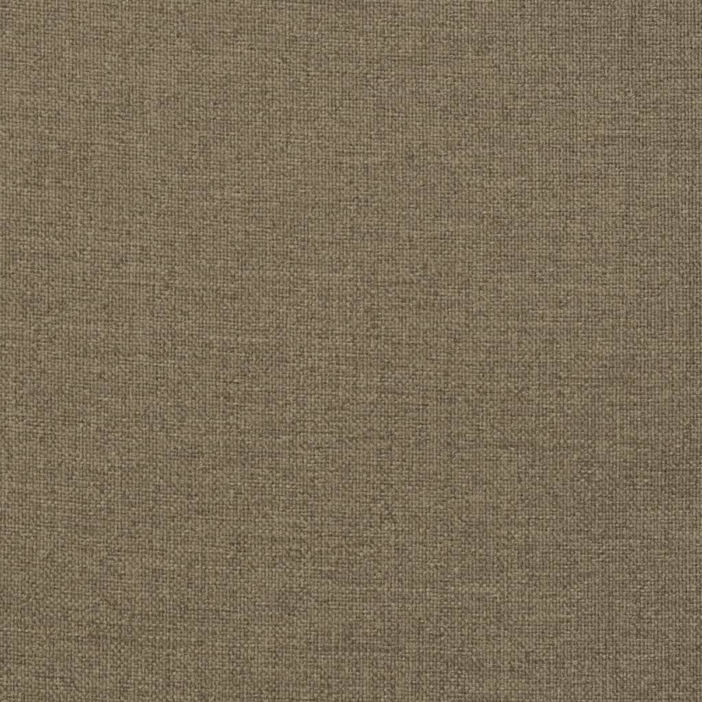 Niedriglehner-Auflagen 4 Stk. Melange Taupe 100x50x4 cm Stoff