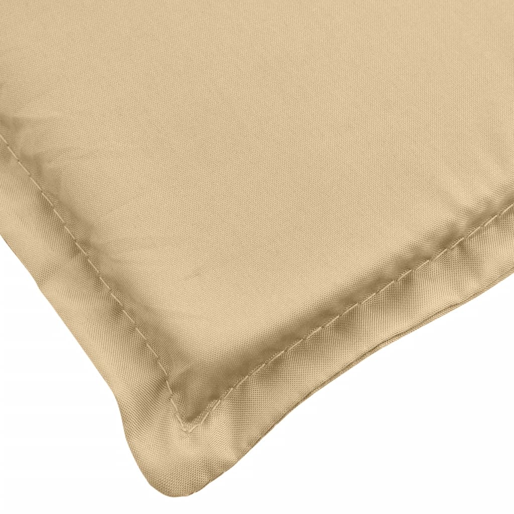 Gartenbank-Auflage Melange Beige 180x50x7 cm Stoff