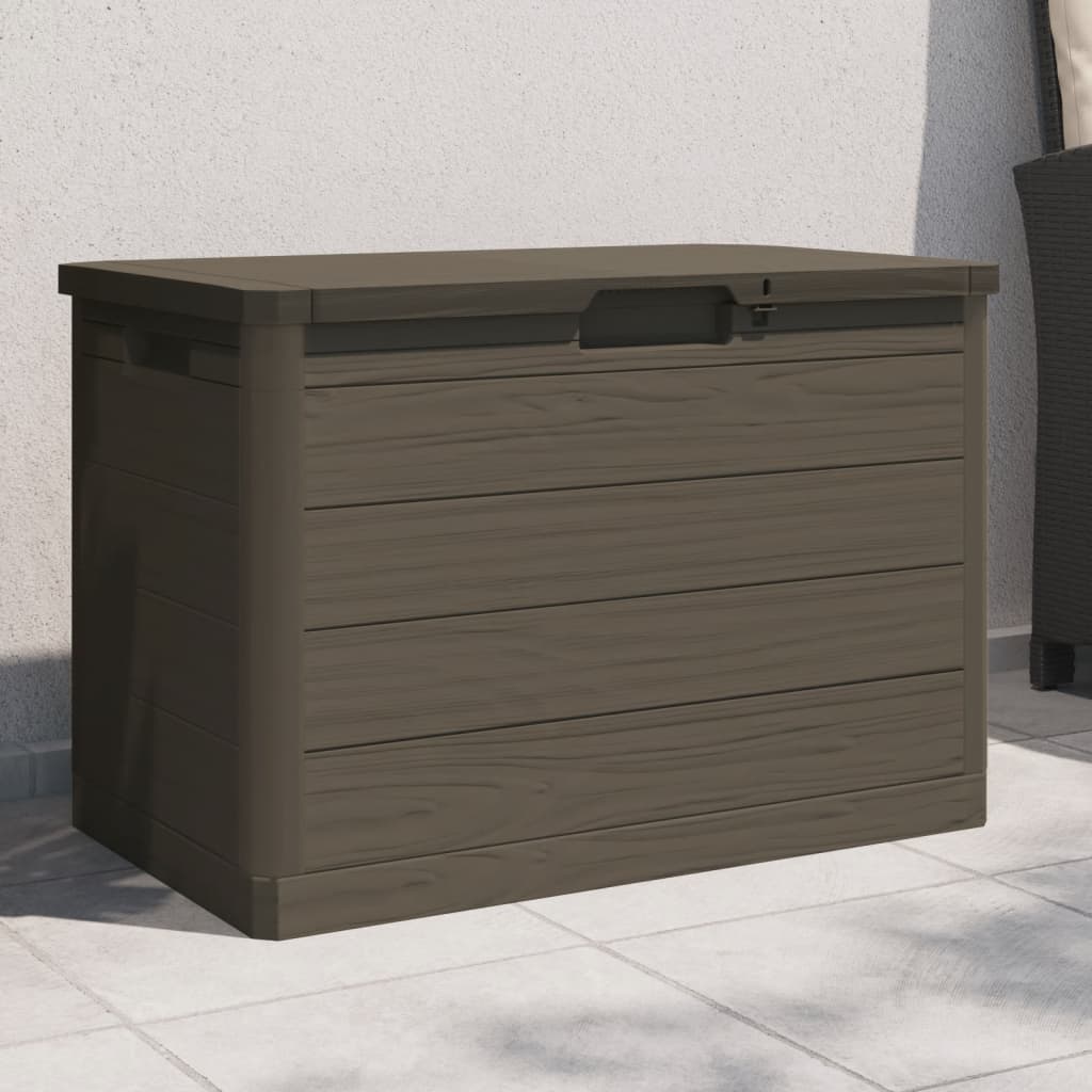 Outdoor-Kissenbox Braun 77,5x44,5x53 cm Polypropylen