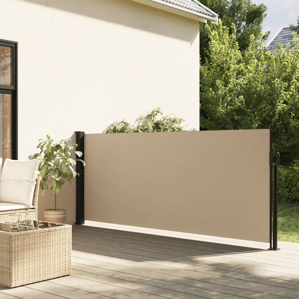 Seitenmarkise Ausziehbar Beige 120x300 cm