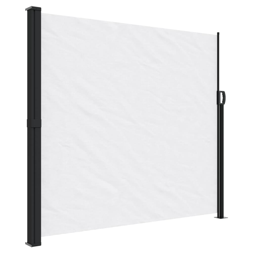 Seitenmarkise Ausziehbar Weiß 180x300 cm