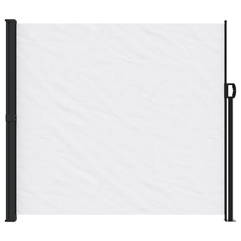 Seitenmarkise Ausziehbar Weiß 180x300 cm