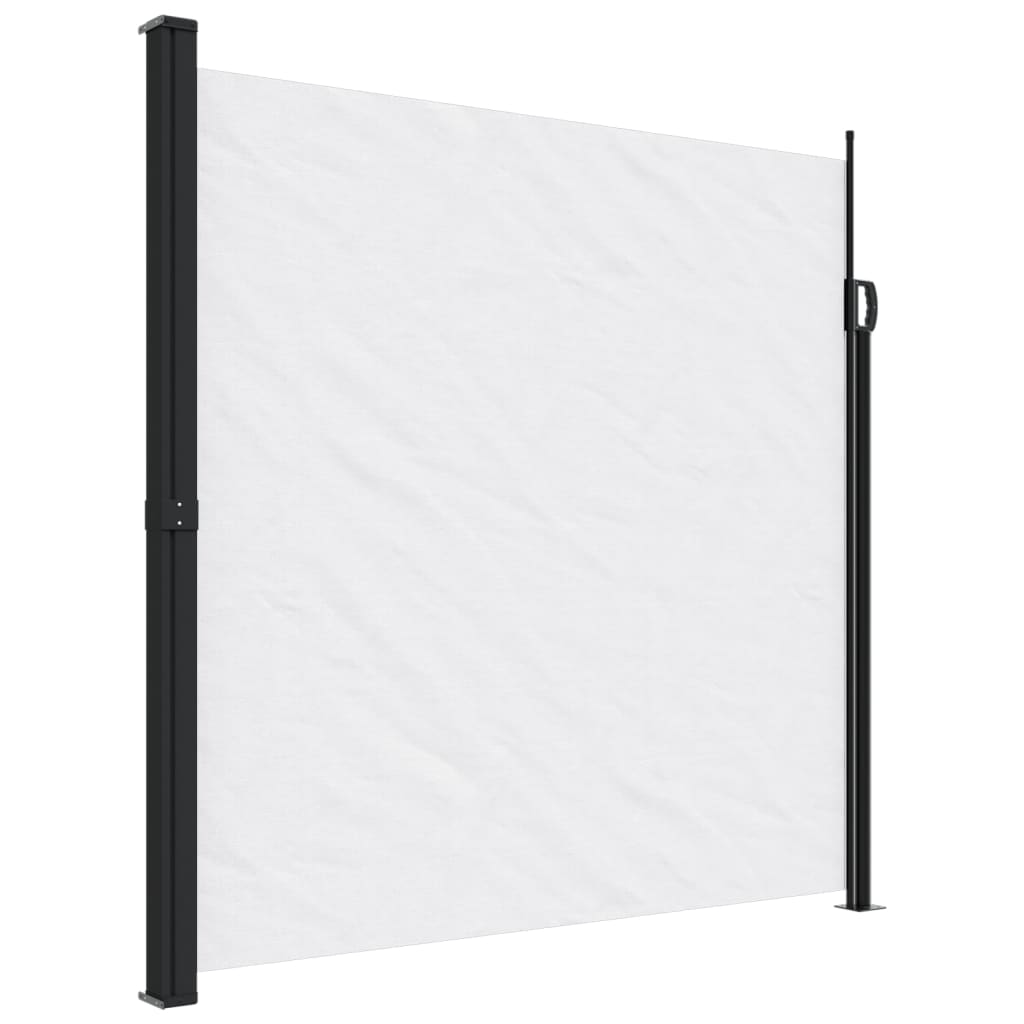 Seitenmarkise Ausziehbar Weiß 200x300 cm