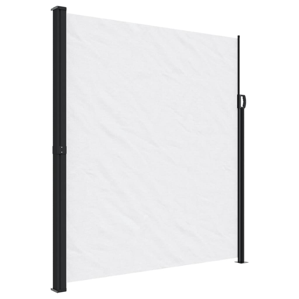Seitenmarkise Ausziehbar Weiß 220x300 cm