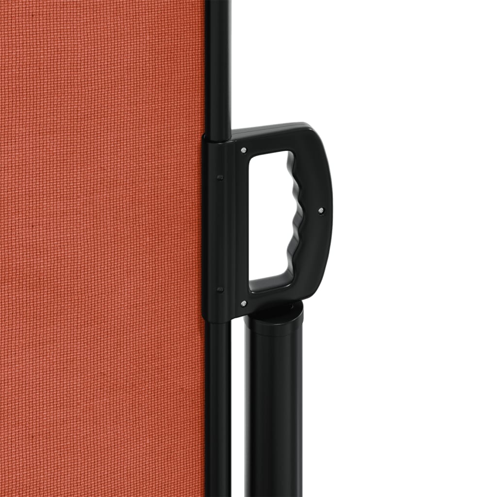 Seitenmarkise Ausziehbar Terrakottarot 200x500 cm