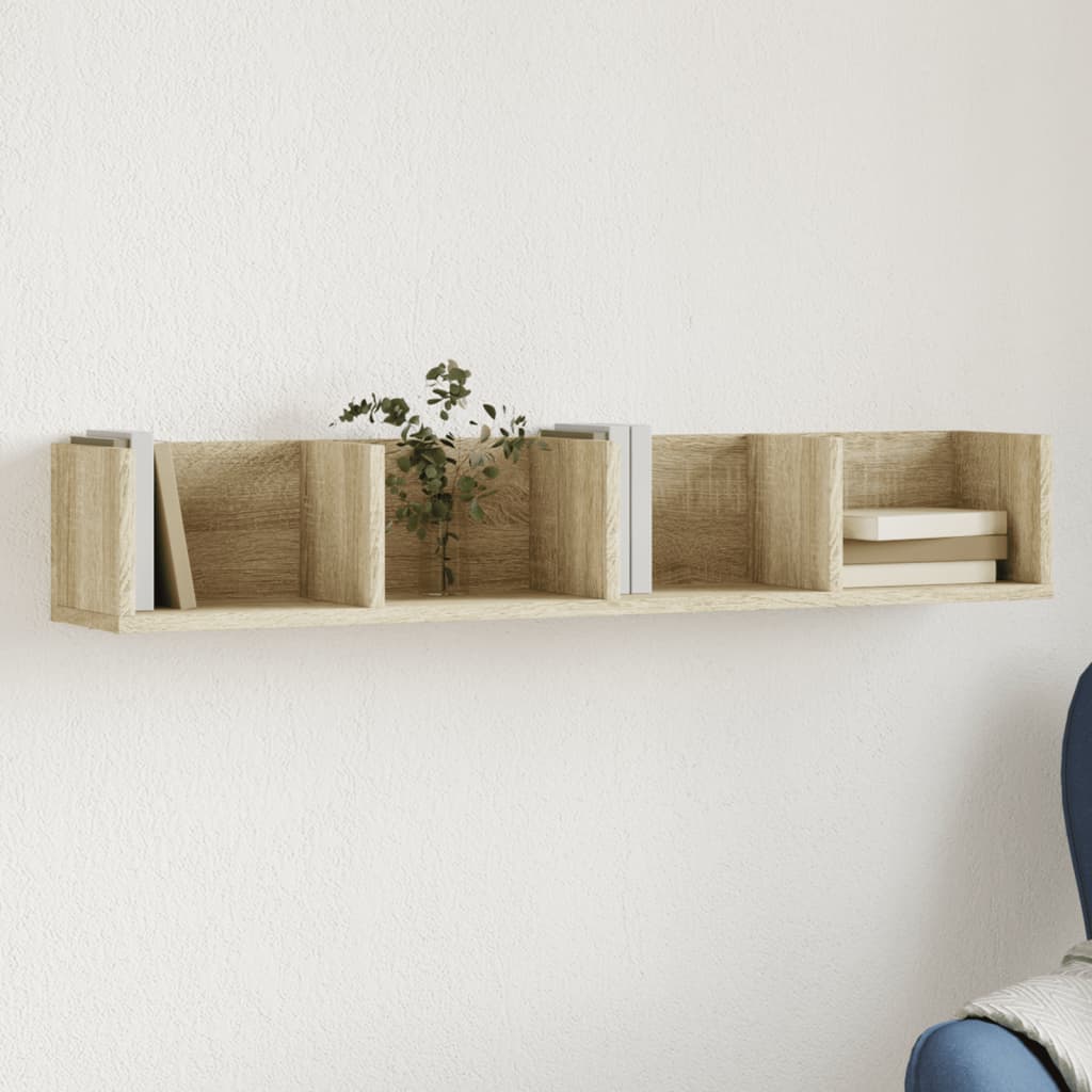 Wandschrank Sonoma-Eiche 99x18x16,5 cm Holzwerkstoff