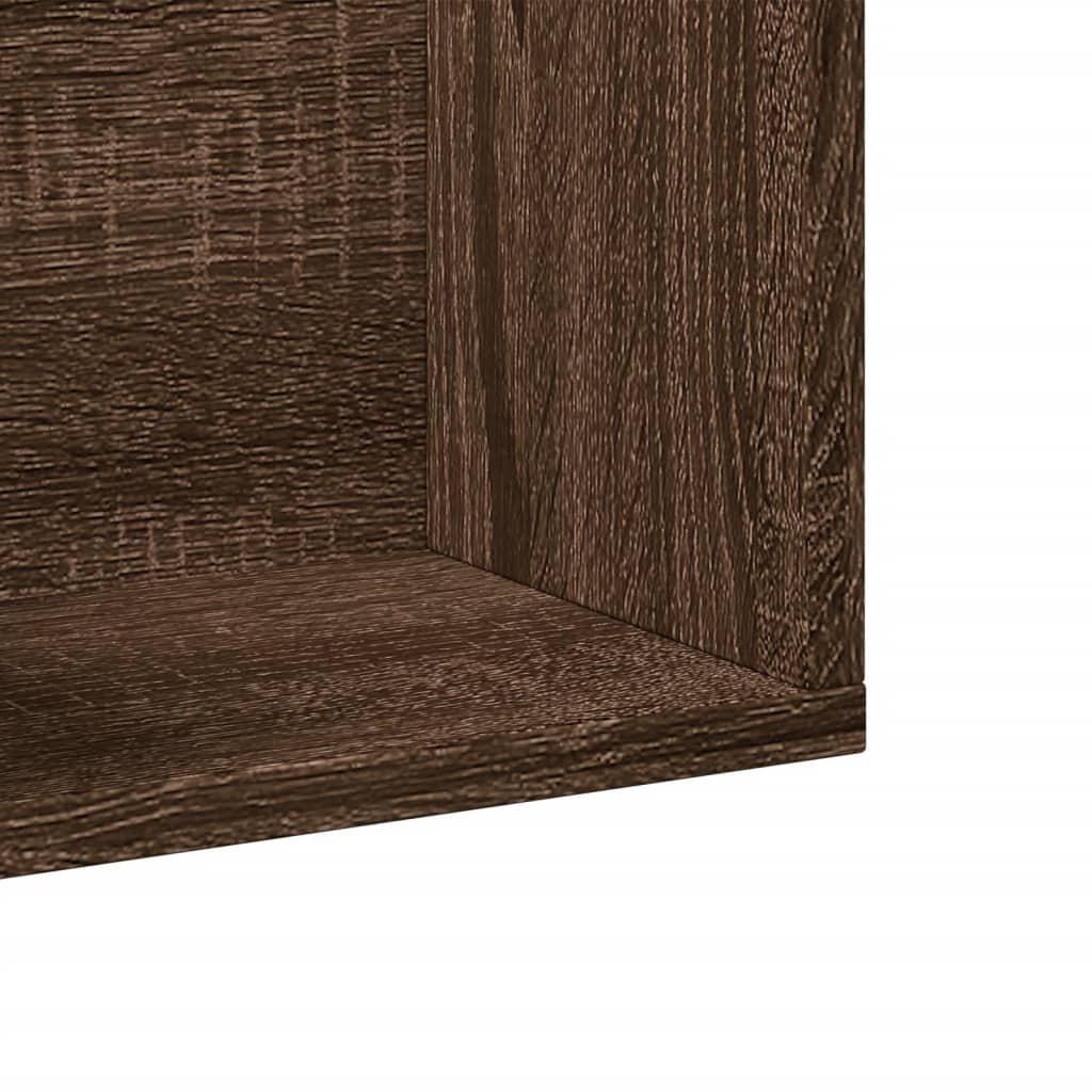 Wandschrank Braun Eichen-Optik 99x18x16,5 cm Holzwerkstoff