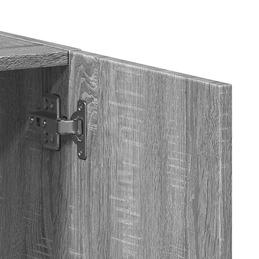 Aktenschrank Grau Sonoma 60x32x77,5 cm Holzwerkstoff