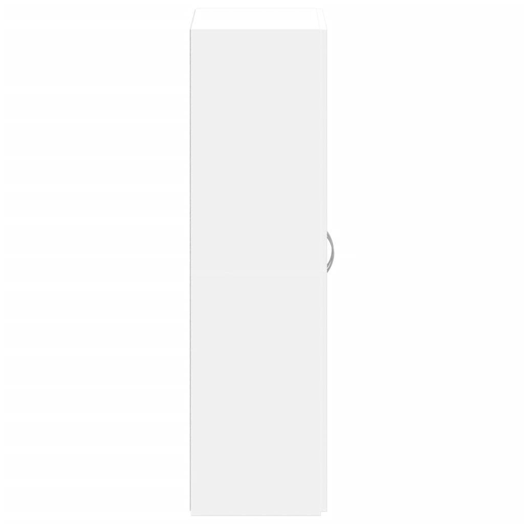 Aktenschrank Weiß 60x32x115 cm Holzwerkstoff