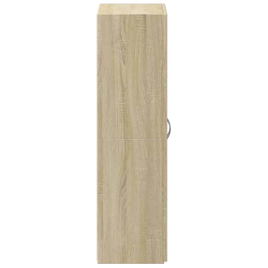 Aktenschrank Sonoma-Eiche 60x32x115 cm Holzwerkstoff