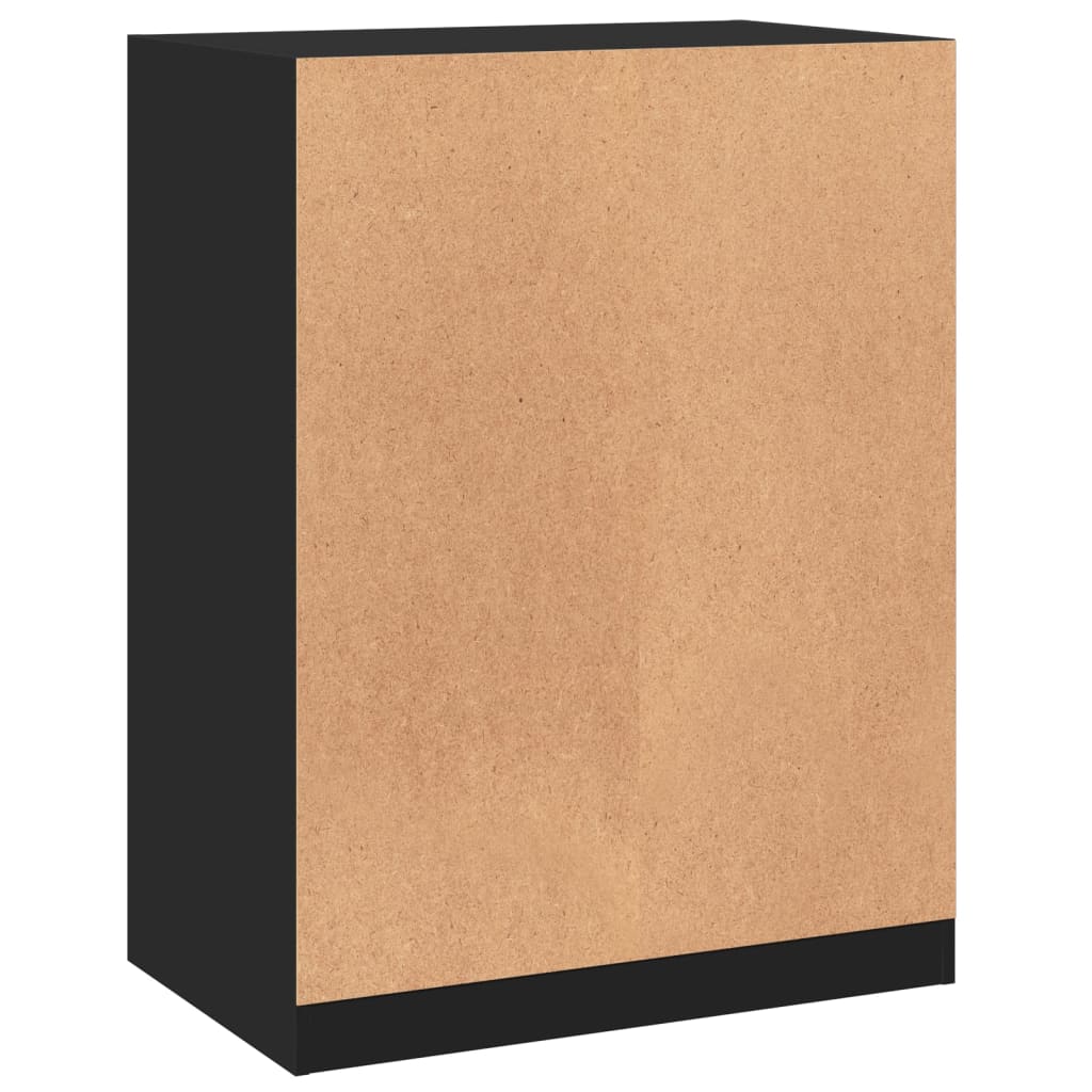 Kleiderschrank Schwarz 77x48x102 cm Holzwerkstoff